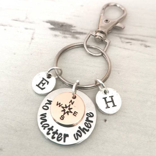 Long distance relationship, friendship gift, long distance relationship keychain, boyfriend gift, girlfriend gift, long distance friendship
