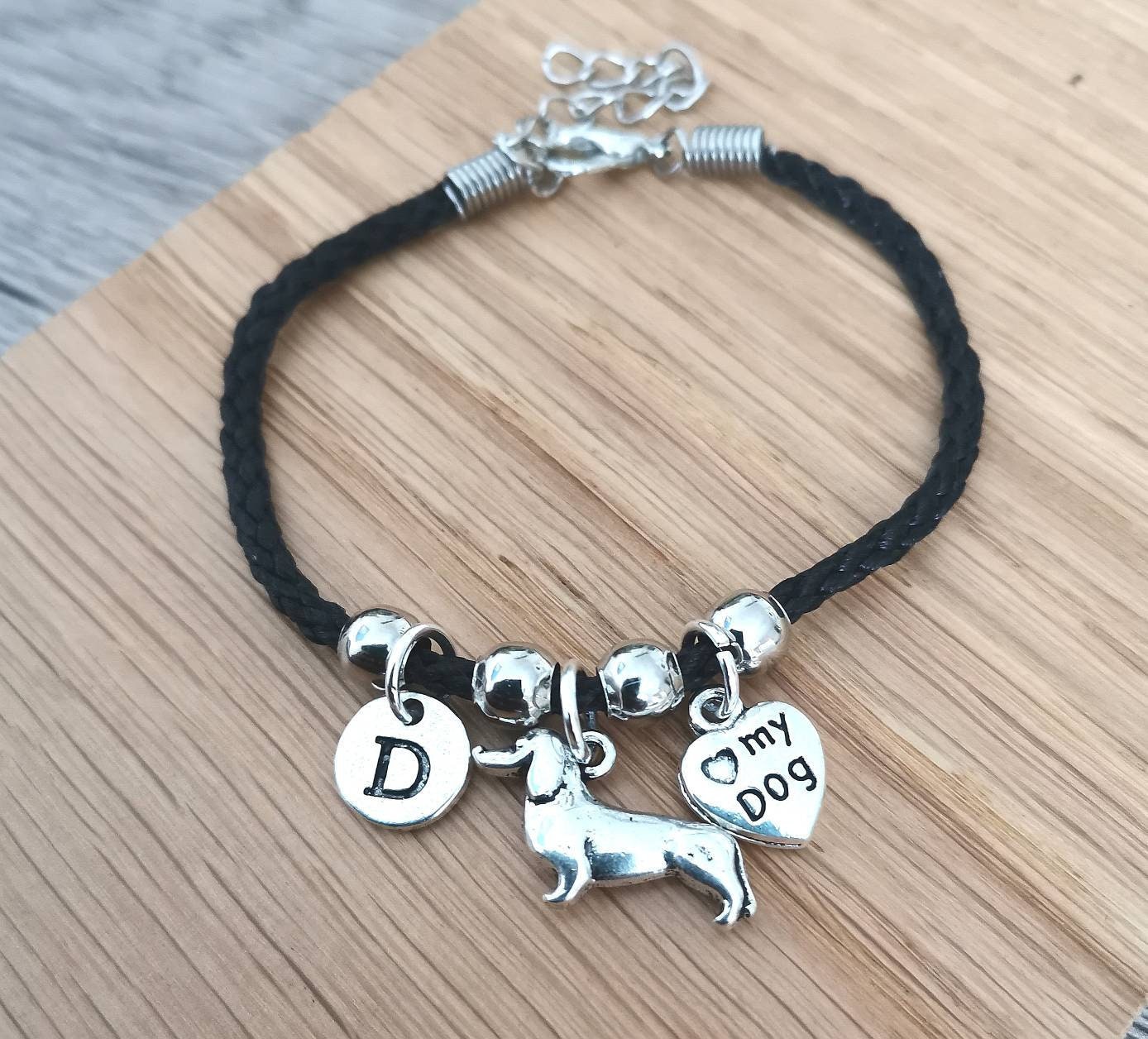 Dachshund Bracelet, Dachshund Gift, Dog Bracelet, Small Dog Jewelry, Sausage Dog Bracelet, Sausage Dog Owner, Small Dog, Tiny Dog,Wiener