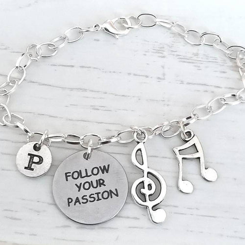 Gifts for musicians, Music note bracelet, Gifts for singer, Singers gift, music bracelet, violinenschlüssel, violinist, treble clef, student