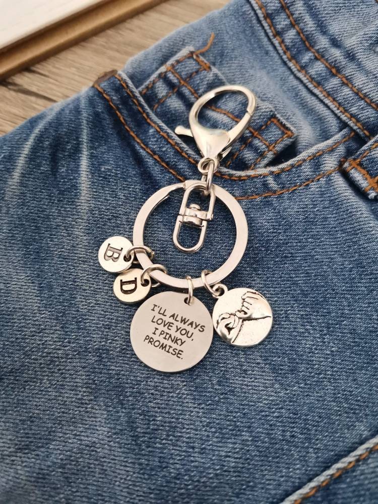 Pinky promise,  Pinky promise keyring, Pinky promise gift, Boyfriend gift, Best friend gift, Girlfriend gift, Pinky promise keychain, Couple