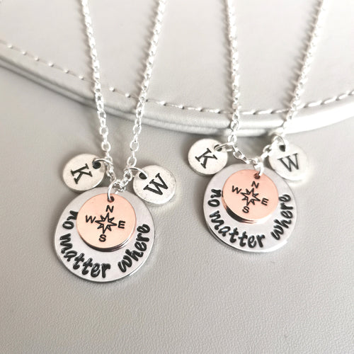 2 Best Friend Gifts, 2 Best friends necklaces, Two Best friend Necklace, Set of 2 Necklaces, 2 BFF Necklace,Bff, Best friend ,Personalised