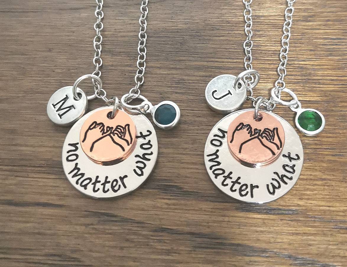 2 Best Friend necklace, Set of 2 3 4 5 6 7 8, BFF, Matching gift, Set of 2 Necklaces, 2 BFF Necklace,Bff, Personalised Gifts, No matter what
