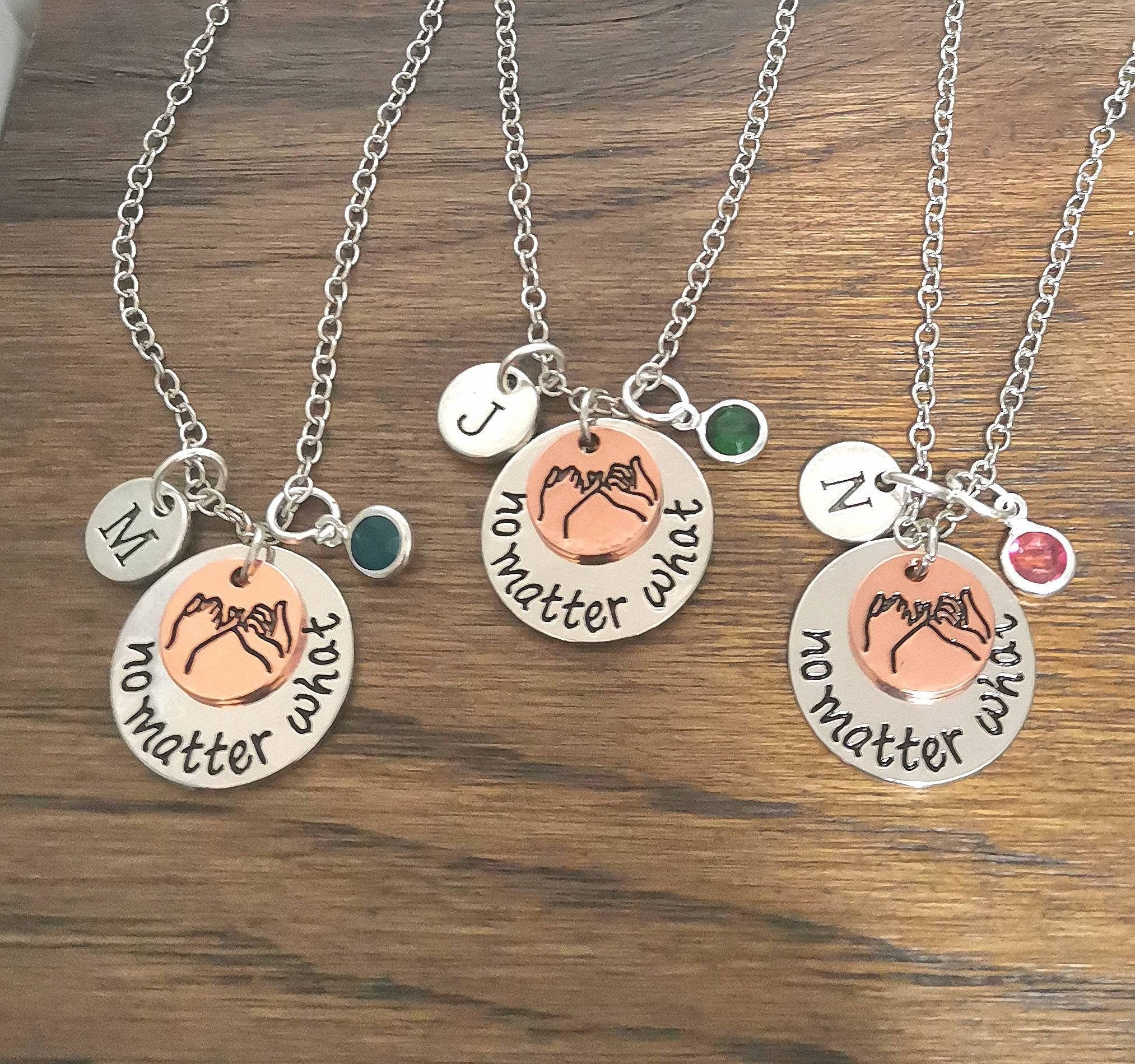 Best friend gifts, Set of 2 3 4 5 6 7 8, Bff necklace Set, Matching, Friendship, friends, Bestfriend, Best friend Necklaces, No Matter what