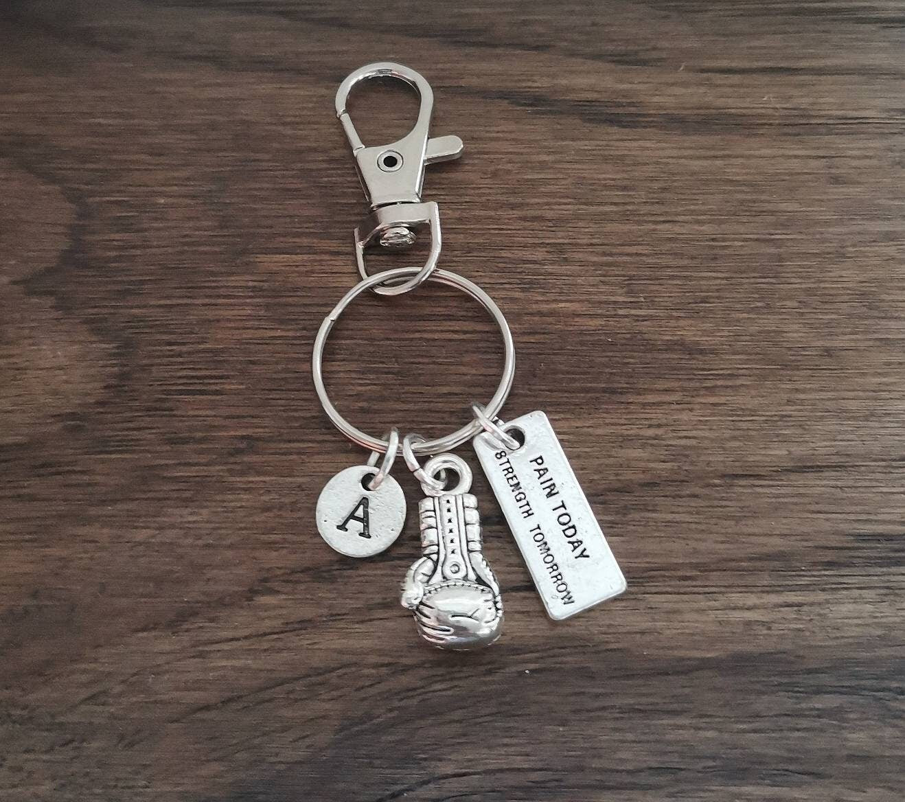 Boxing Key chain, boyfriend birthday gift, gift for him, pain today, KeyChain, boxing Key Ring, Boxing glove, box Keyring, fitness