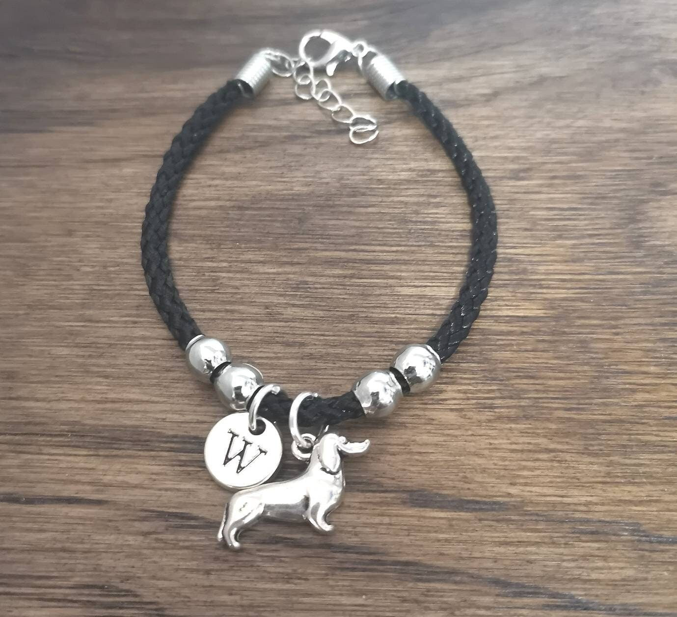 Dachshund Bracelet, Dachshund Gift, Dog Bracelet, Small Dog Jewelry, Sausage Dog Bracelet, Sausage Dog Owner, Small Dog, Tiny Dog,Wiener Dog