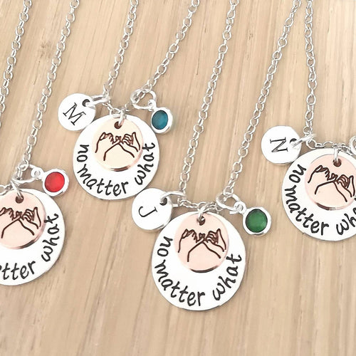 5 Best friend Necklaces, Set of 2 3 4 5 6 7 8, Bff necklace Set, Matching, Friendship, friends, Best friend Necklaces, BFF,  No matter what