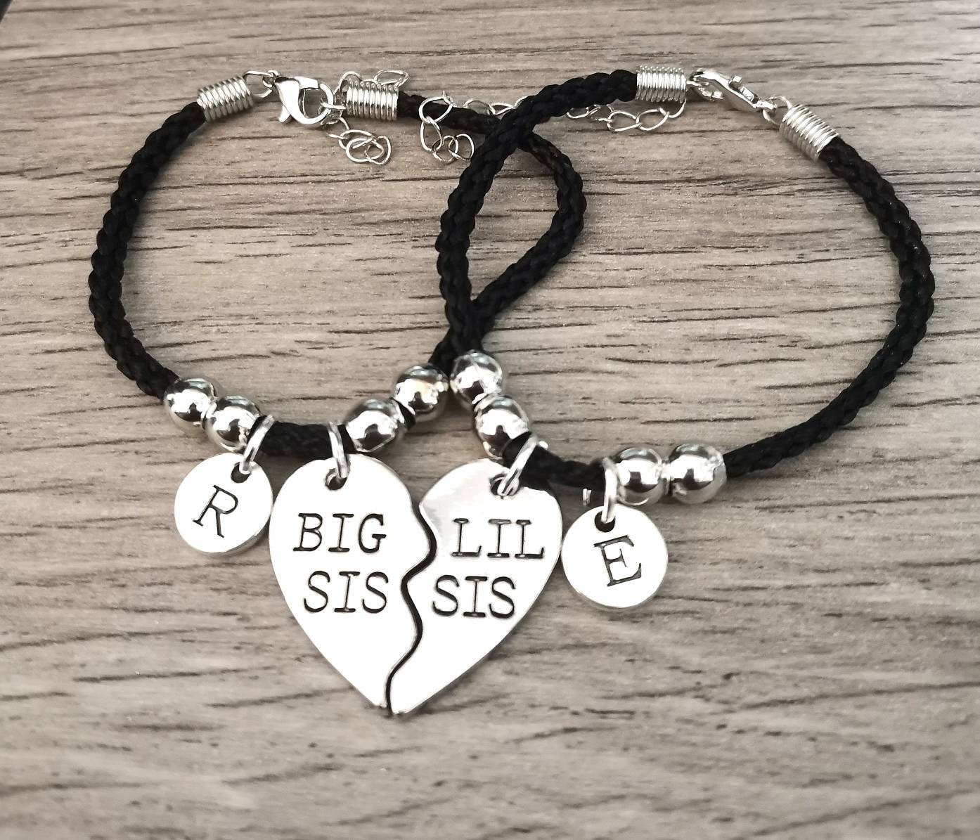 Sister bracelet, Sisters bracelet, Big sister little sister, Big sis Lil sis, Gift for Sister, Big Sis Lil Sis Jewelry, Sister Birthday gift