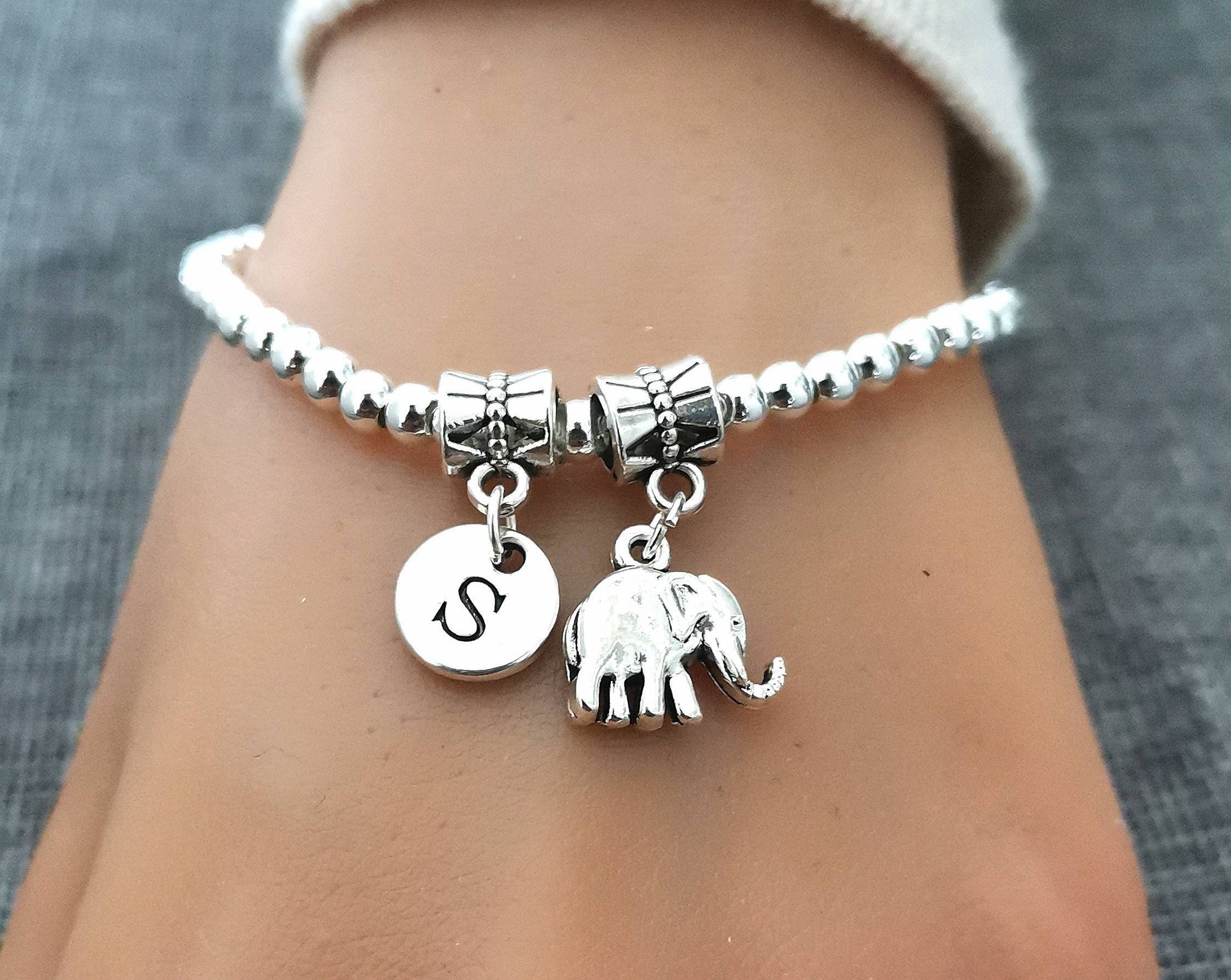 Elephant bracelet, Elephant  lover gifts, Elephant  bracelet women, Elephant charms, Elephant bracelet for her, Elephant  gift, Elephant