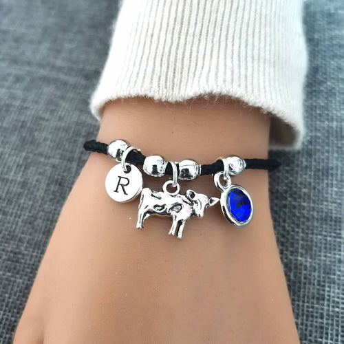 Cow Bracelet, Cow Bracelet Women , Cow Gift, Cow Jewellery, Cow Gifts for Her, Cow Friendship, Personalised Cow, Farm, Milk, Gift for Her