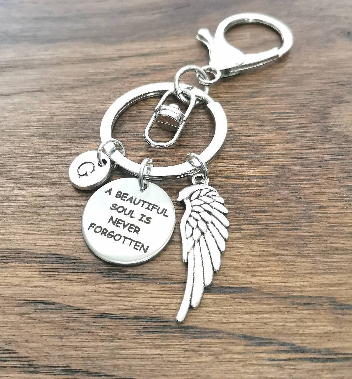 Remembrance Gift,Remember a Loved One, Remembrance Keychain, Sympathy Gift, Loss of Mother, Sympathy gift dad,  Gift for Loss of Spouse