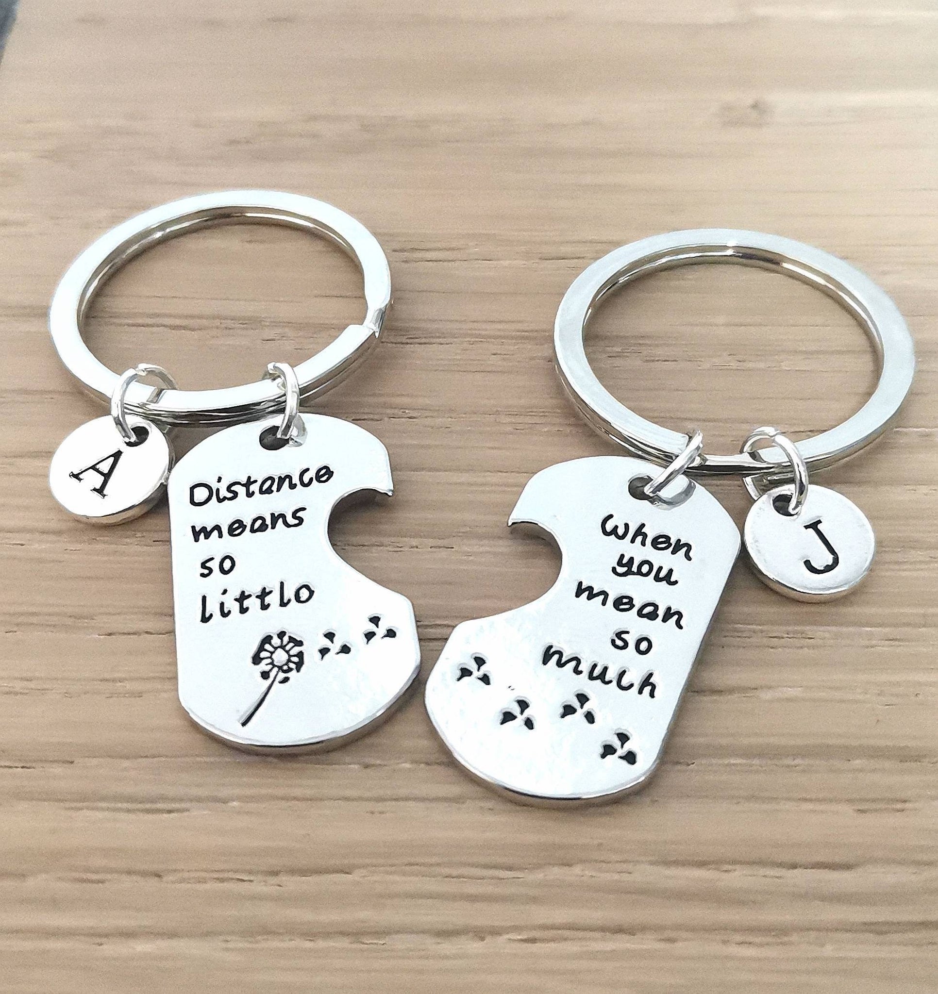 Long distance relationship, Boyfriend girlfriend jewelry, Long distance relationship keyring, Long distance friends, Friendship Gifts, BFF