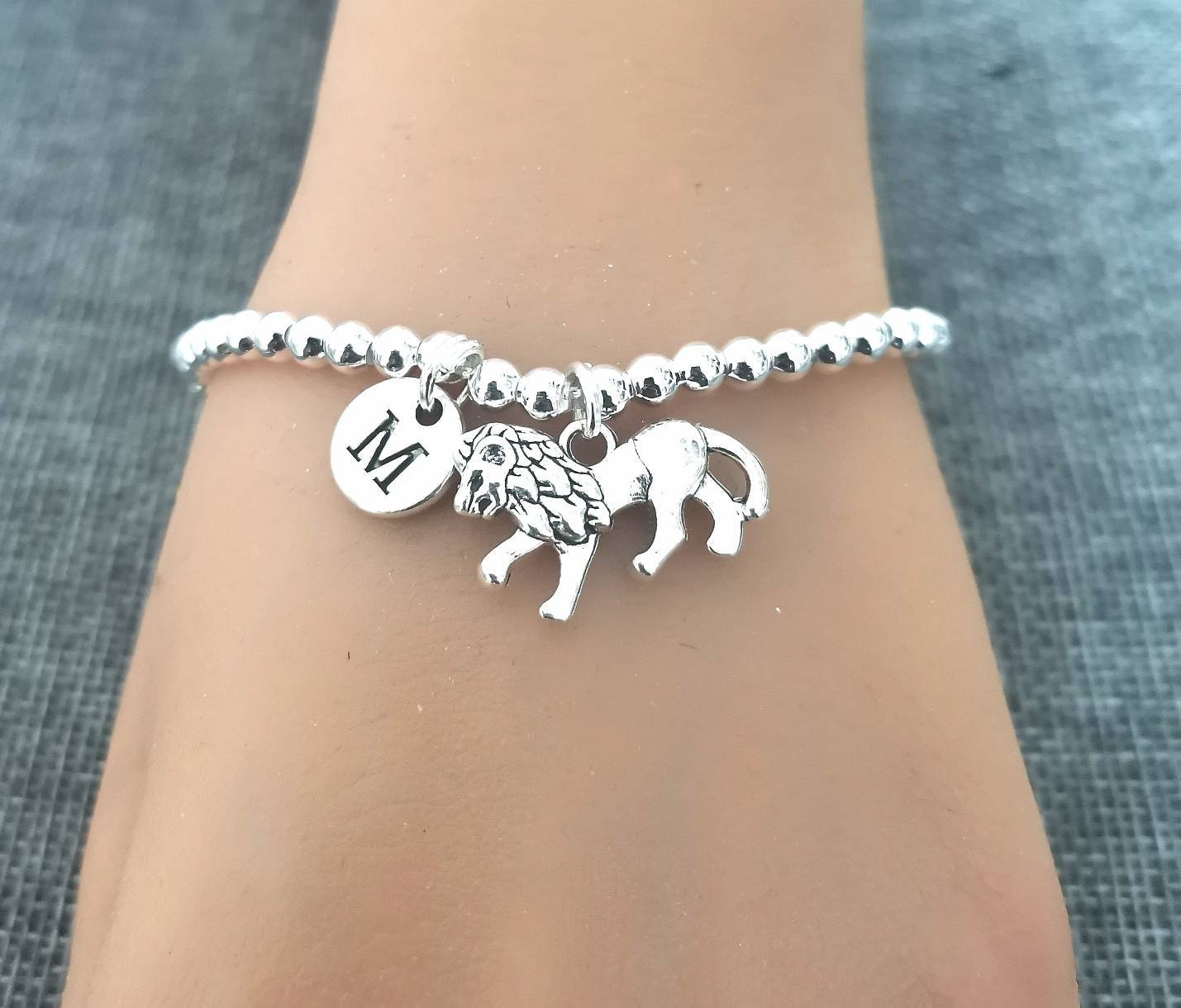 Lion Bracelet, Lion Bracelet Women, Lion Gifts, Lion Jewellery, Lion Gifts for Her, Lion Friendship,Personalised,BFF, Leo bracelet, women