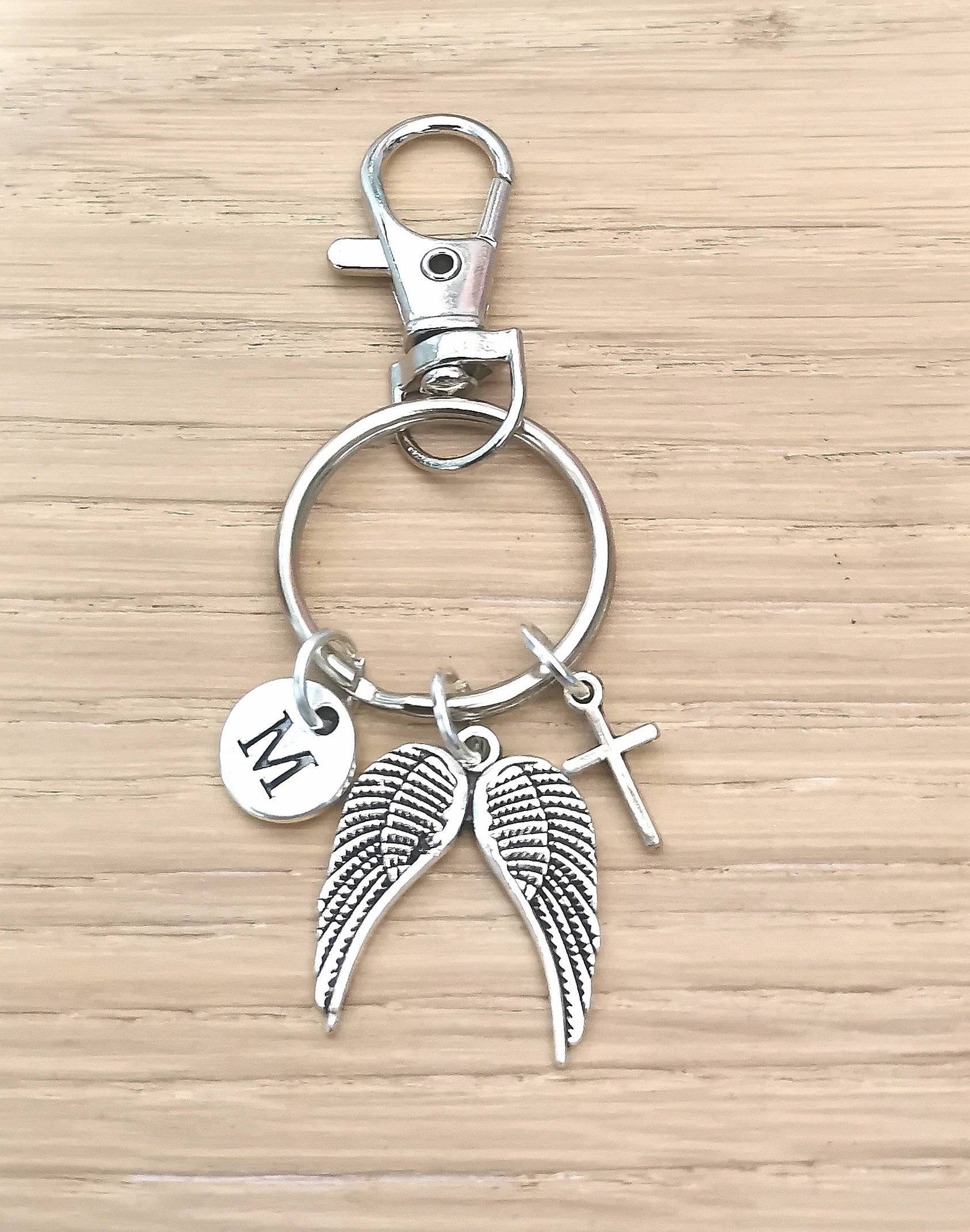 Memorial keychain, bereavement gift, angel wing keyring, memory keyring , Memory keepsake, loss of child, Baby memorial, Keepsake gift