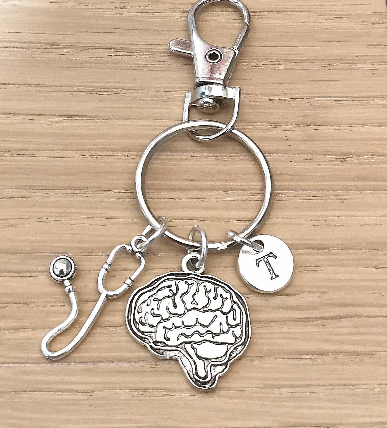 Physiology Gift, Neuroscience Gift, Physiology Keychain, Physiology Graduation, Neuroscience Keyring, Neurology, Brain, Neurologist gift