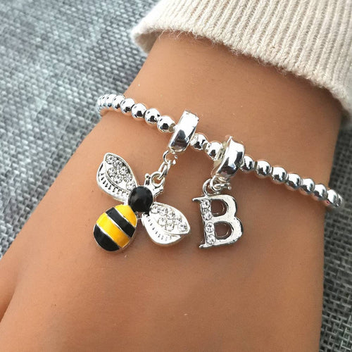Bee bracelet, bee jewellery, bee jewellery women, bee bracelet for her,bee bracelet women,bee gift,silver bee, personalised, honey bee, bff