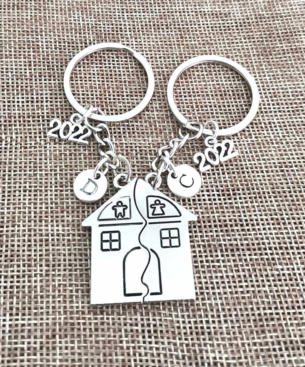 New home gift, first home gift, new house gift, Housewarming gift,  Home sweet home, Key ring, Key Chain, Personalized housewarming gift