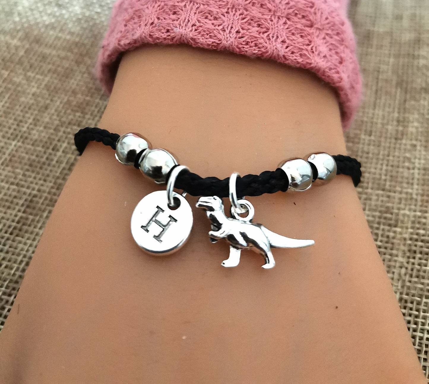 Dinosaur Charm gifts, Dinosaur bracelet, T rex bracelet, Dinosaur jewellery, Dinosaur Lover,  Dino charm, Tyrannosaurus, Best Friend,