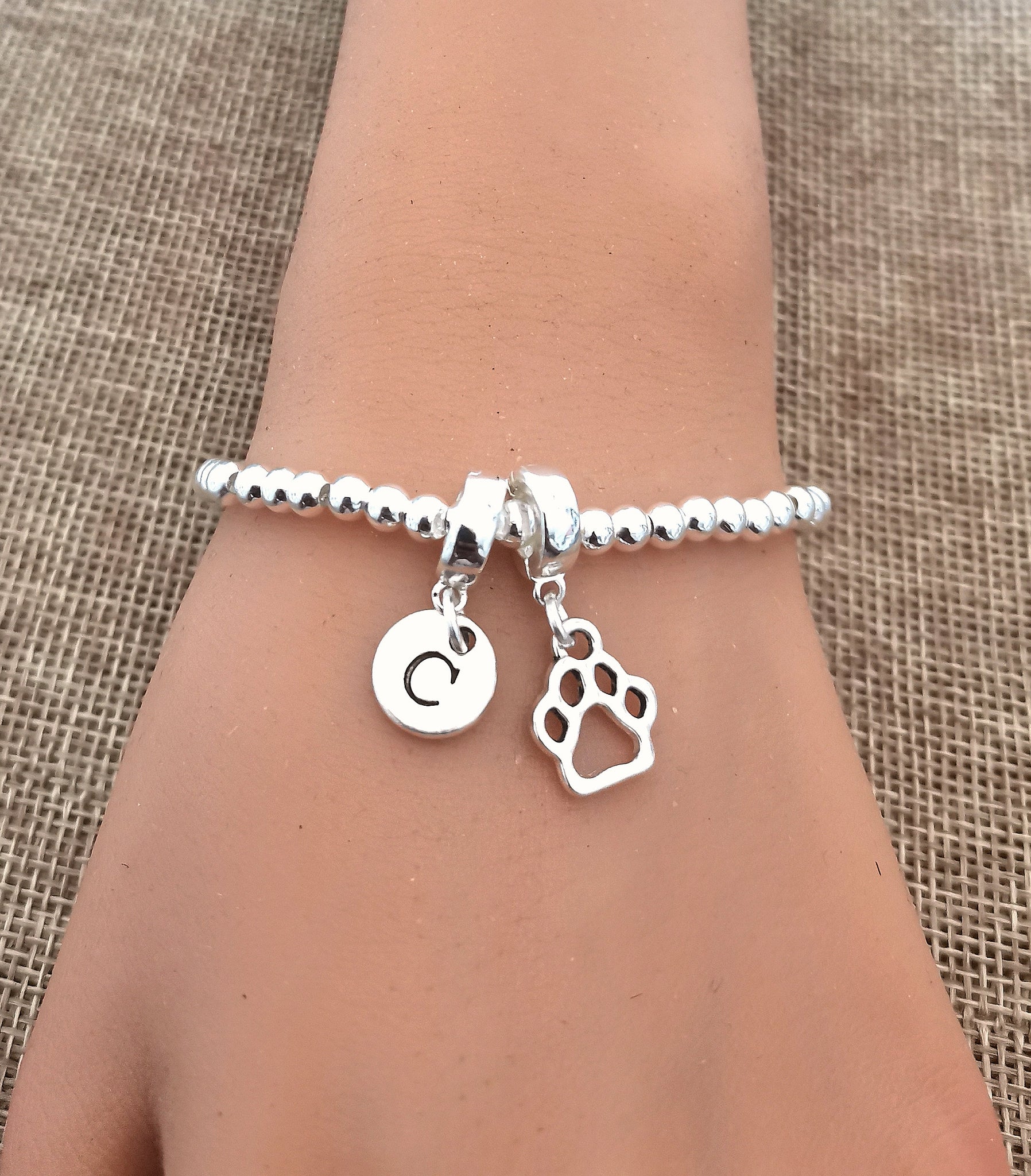 Dog Paw Bracelet, Dog Paw  Bracelet Women, Dog Paw  Gifts, Dog Paw  Jewelry, Dog Paw  Gifts for Her, Paw Jewelry, Paw Silver,Dog Loss