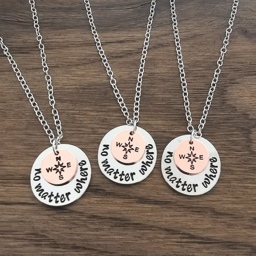Best Friend Necklace for 3, Friendship necklace for 3, 3 best friend necklace, 3 Way Friendship necklace, 3 person, Three way, Bff, Sisters