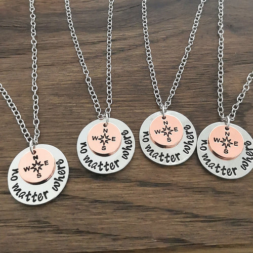 Best Friend Necklace for 4, Friendship necklace for 4, 4 best friend necklace, 4 Way Friendship necklace, Four person, Four way, Bff, Team
