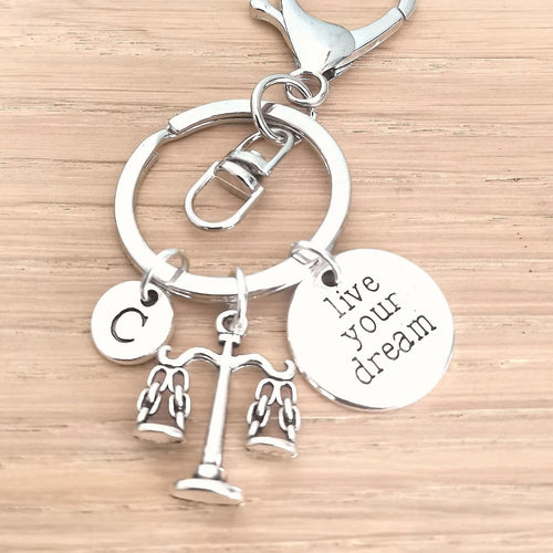 Law Student Gift, Lawyer Keyring, Lawyer Keyring, Scales of Justice Keyring, Law Graduate Gift, Libra , Lawyer Gift, Attorney, Legal, Lawyer