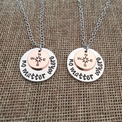 Couple gift, Gift for Couple, Couples necklace, His hers necklaces, Couple, Gift for girlfriend, Boyfriend girlfriend gift, BF Gift, GF