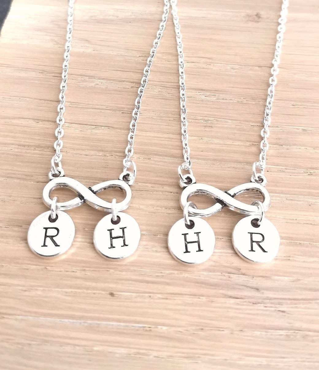 Twins Necklaces, Twins Matching Jewelry, Twins Gift, Jewelry for Twin Girls, Twin Sister Necklace set, Twin Sister Gift, Twin Sister Jewelry