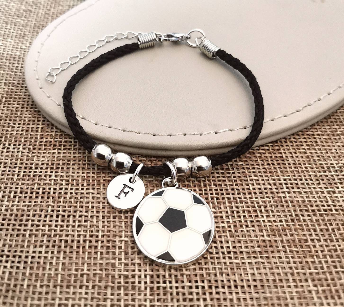 Football Bracelet, football gift for him, Football Mad, Football Bracelet, Soccer Player, Football Player, Soccer Mom, Football Team, Coach