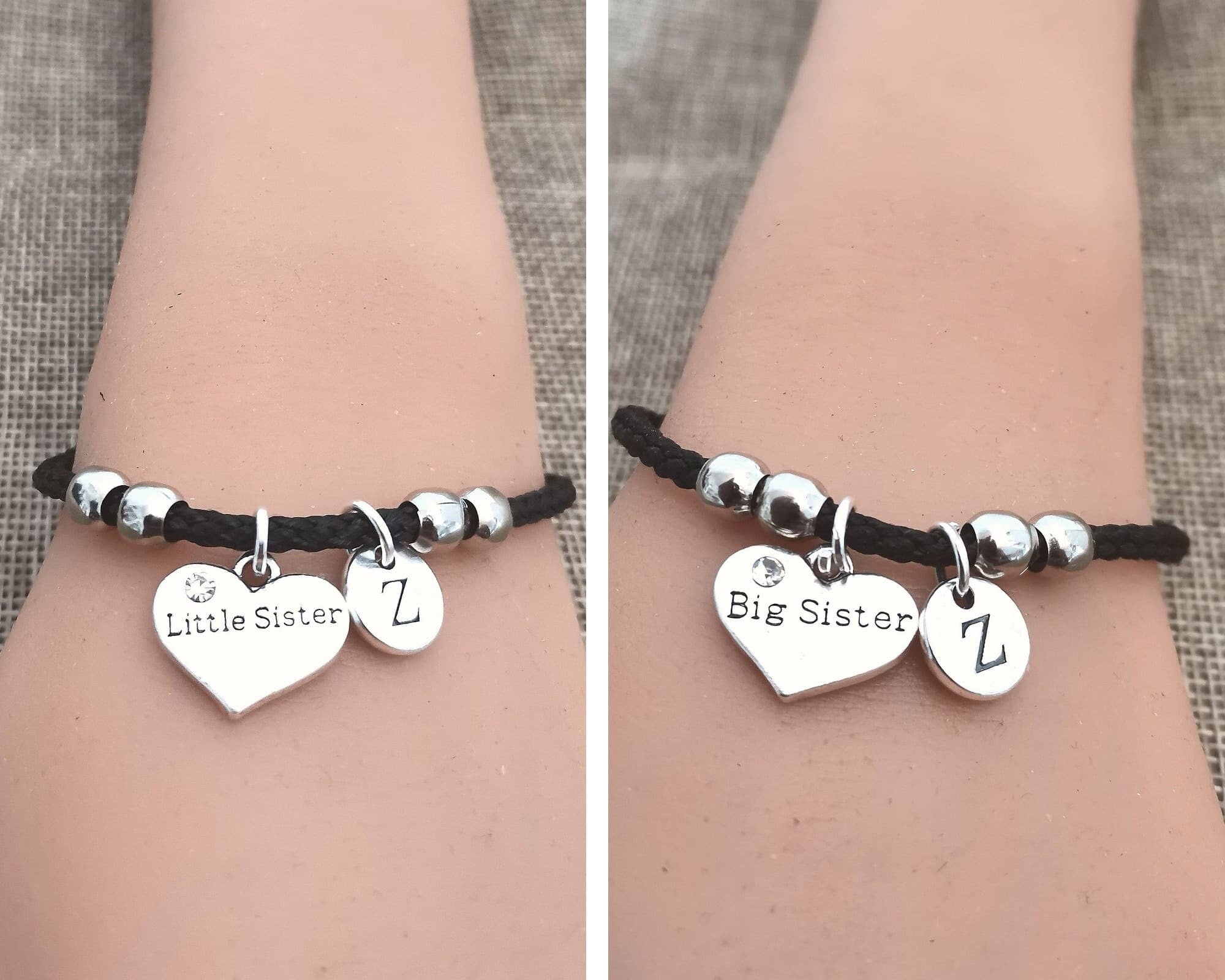 Sister Bracelets, Big sister Little sister, Big Sister Little Sister Gift, Sister Set, Gift for Sisters, Big Sis Lil Sis Gift, Brother