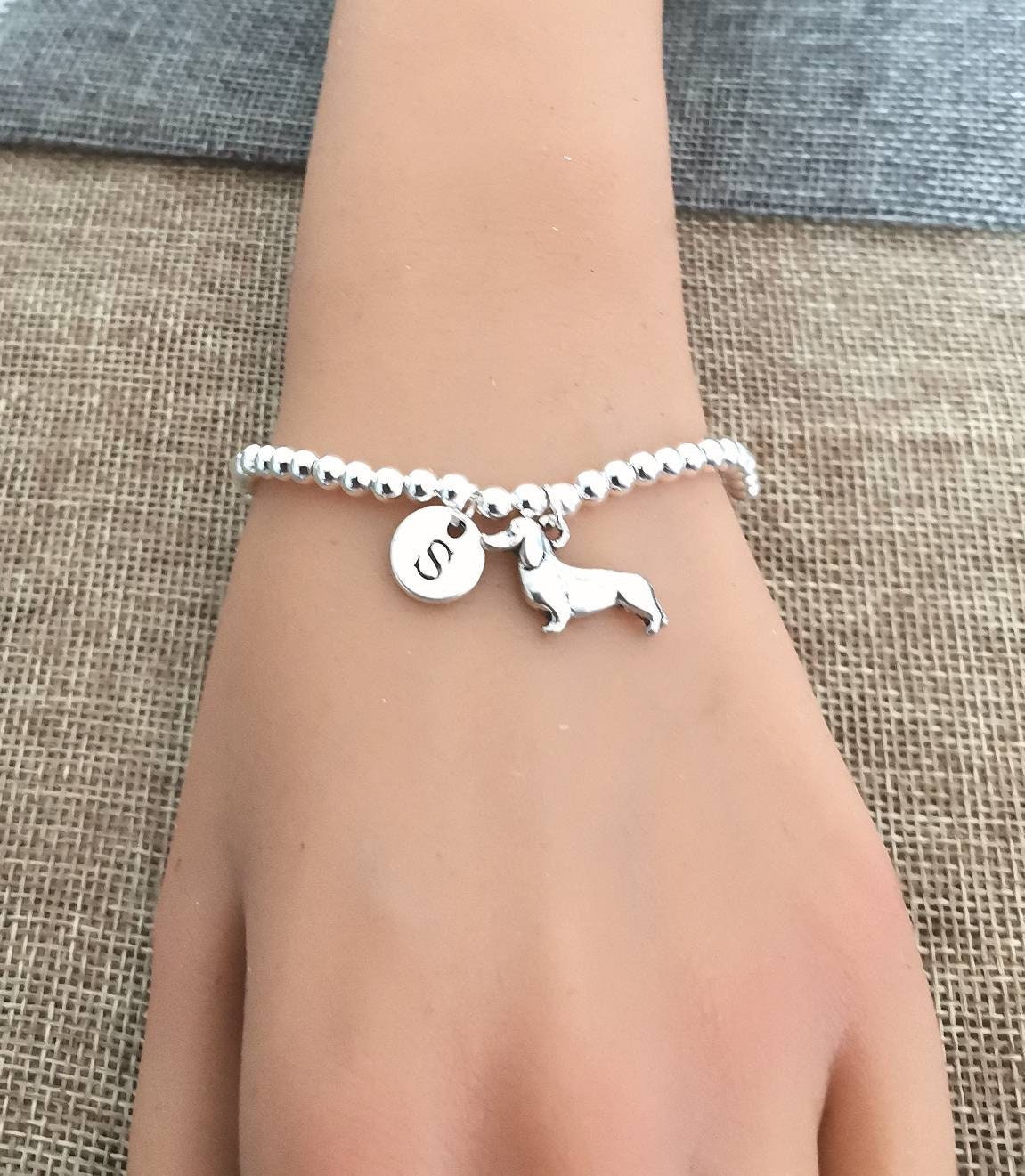 Dachshund Bracelet, Dachshund gifts for her, Dog Bracelet, Dog Jewelry, Dog charm, Dog Gifts for her, Dog charm gift for her, Gift for Women