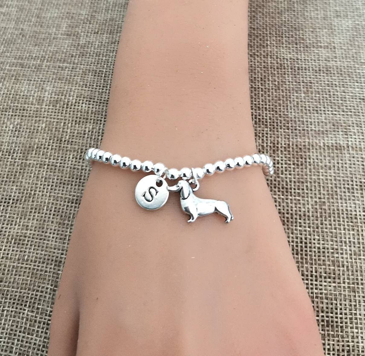 Dog Bracelet,Dachshund Bracelet, Dachshund gifts, Dog Jewelry, Dog charm, Dog Gifts for her, Dog charm gift for her, Gift for Women