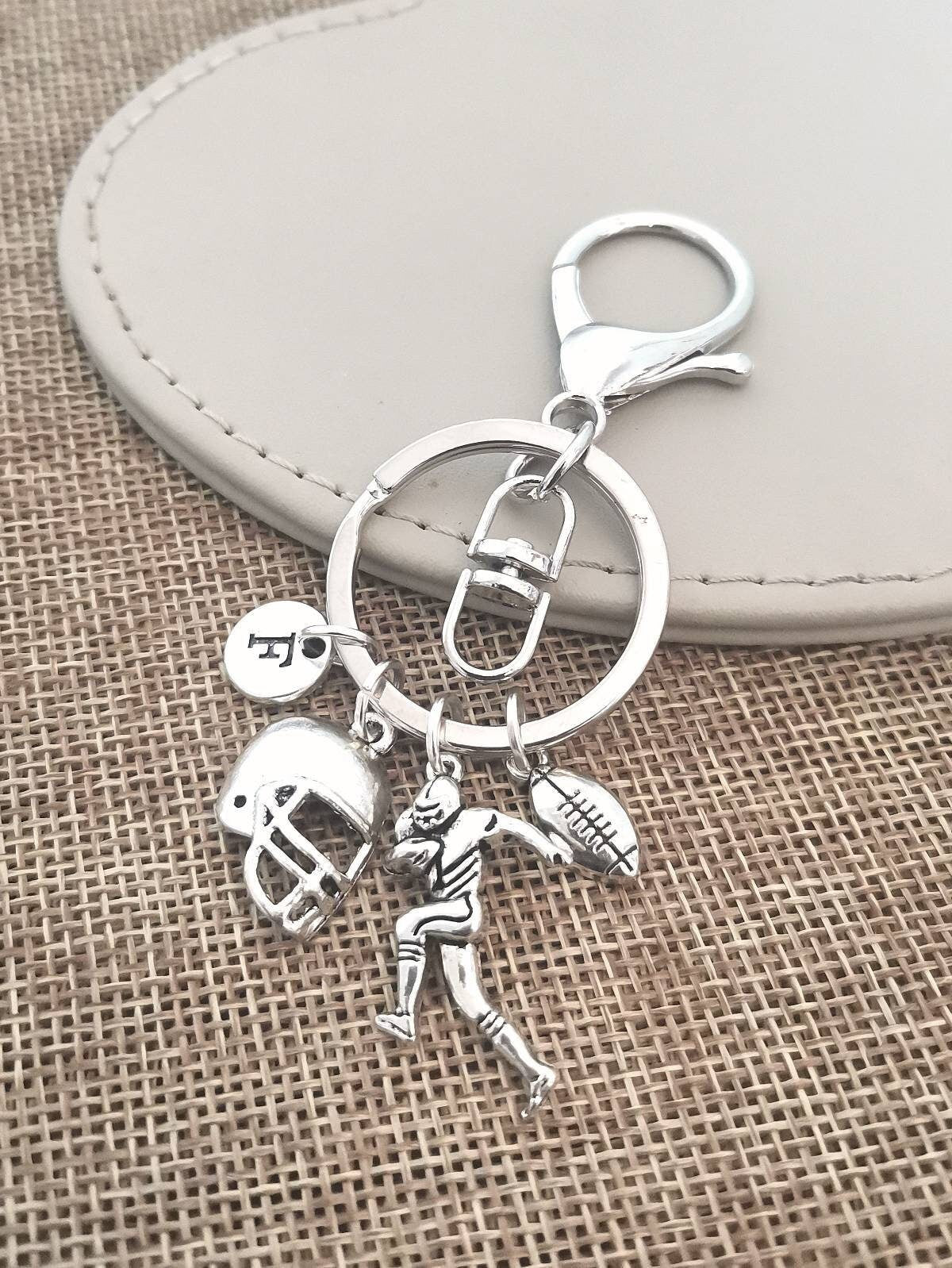 Football gift, Football Keyring, Football Helmet Visor Gift, Footballer Gift, American football, Brother, Son, Boyfriend, Dad, American, USA