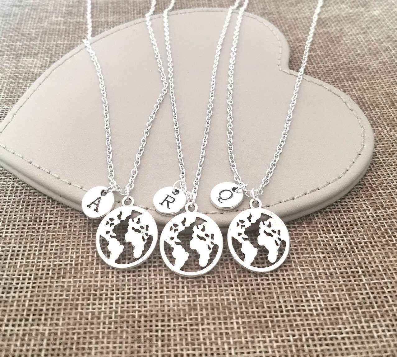 Friendship necklace for 3, 3 best friend necklace, 3 way friendship necklace, best friend necklace for 3, Three person, Three way, Bff, Team