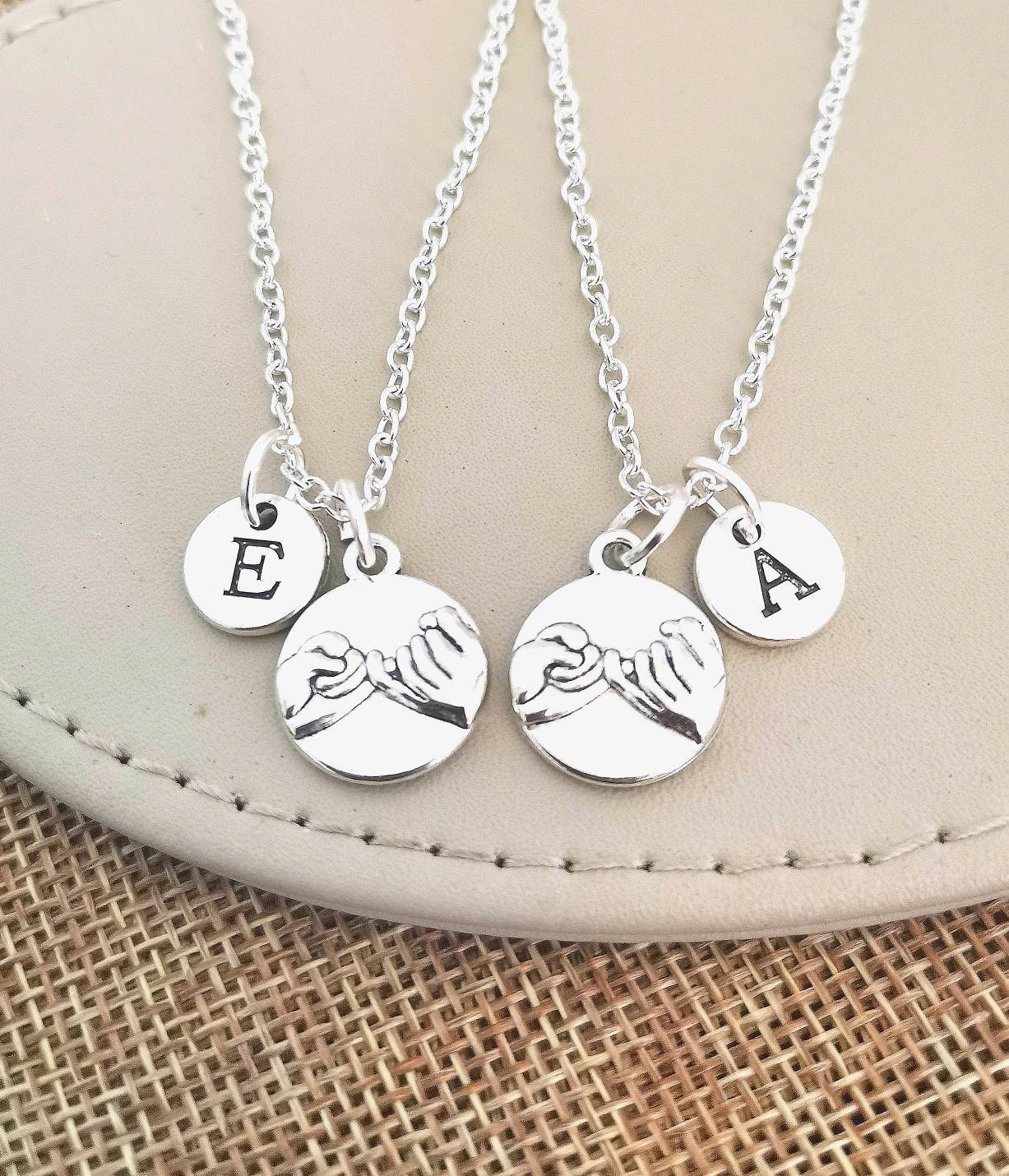 Pinky promise, Pinky Promise Necklaces set of 2, Pinky Promise Necklace, Best friends necklace, 2 Pinky Promise Necklace,Couples necklaces