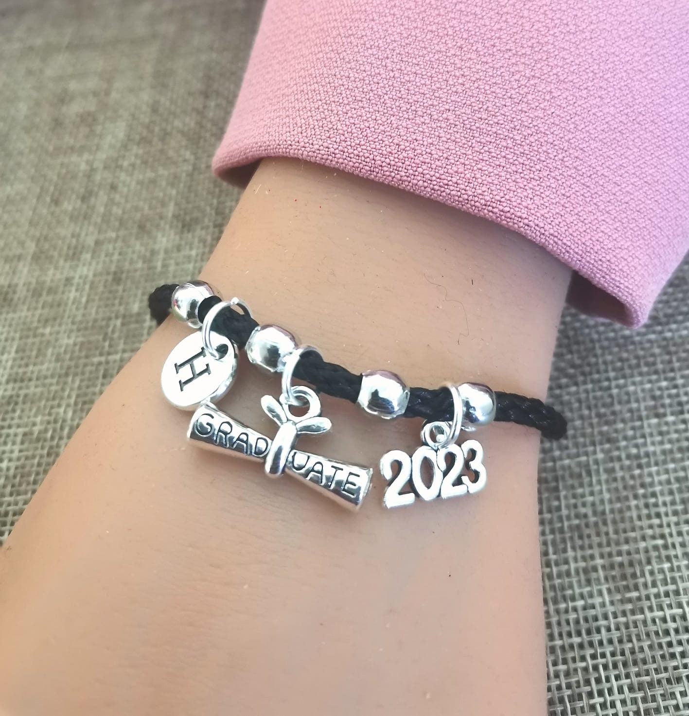 Graduation gift for her, High school graduation, Graduation bracelet, Graduation gift for him, Graduation bracelet 2023, School,Student Gift